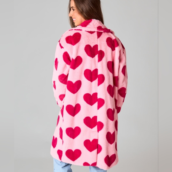 Buddy Love Zoey Oversized Faux Fur Love Coat - Picture 2 of 7